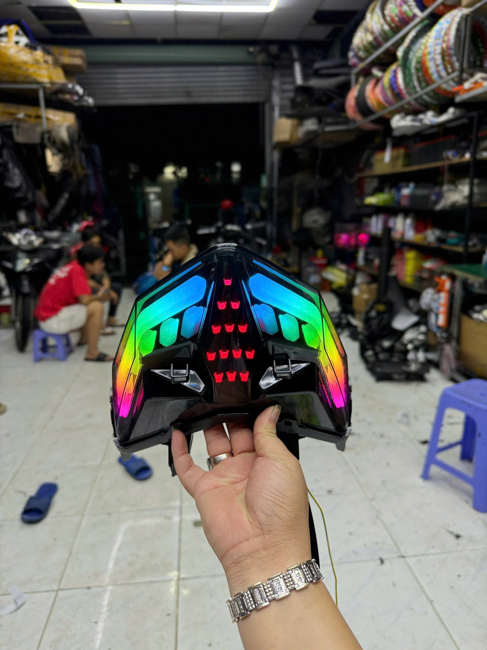 Hậu vario Nguyên Cụm Chỉnh Nút Bấm