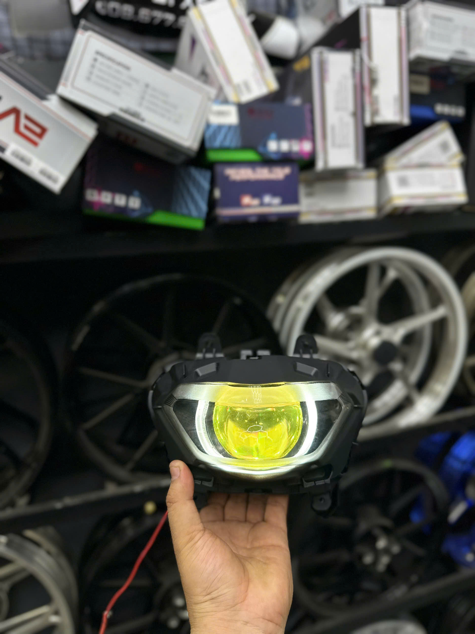 Cụm Pha Đèn Ex155 Bi 3.0