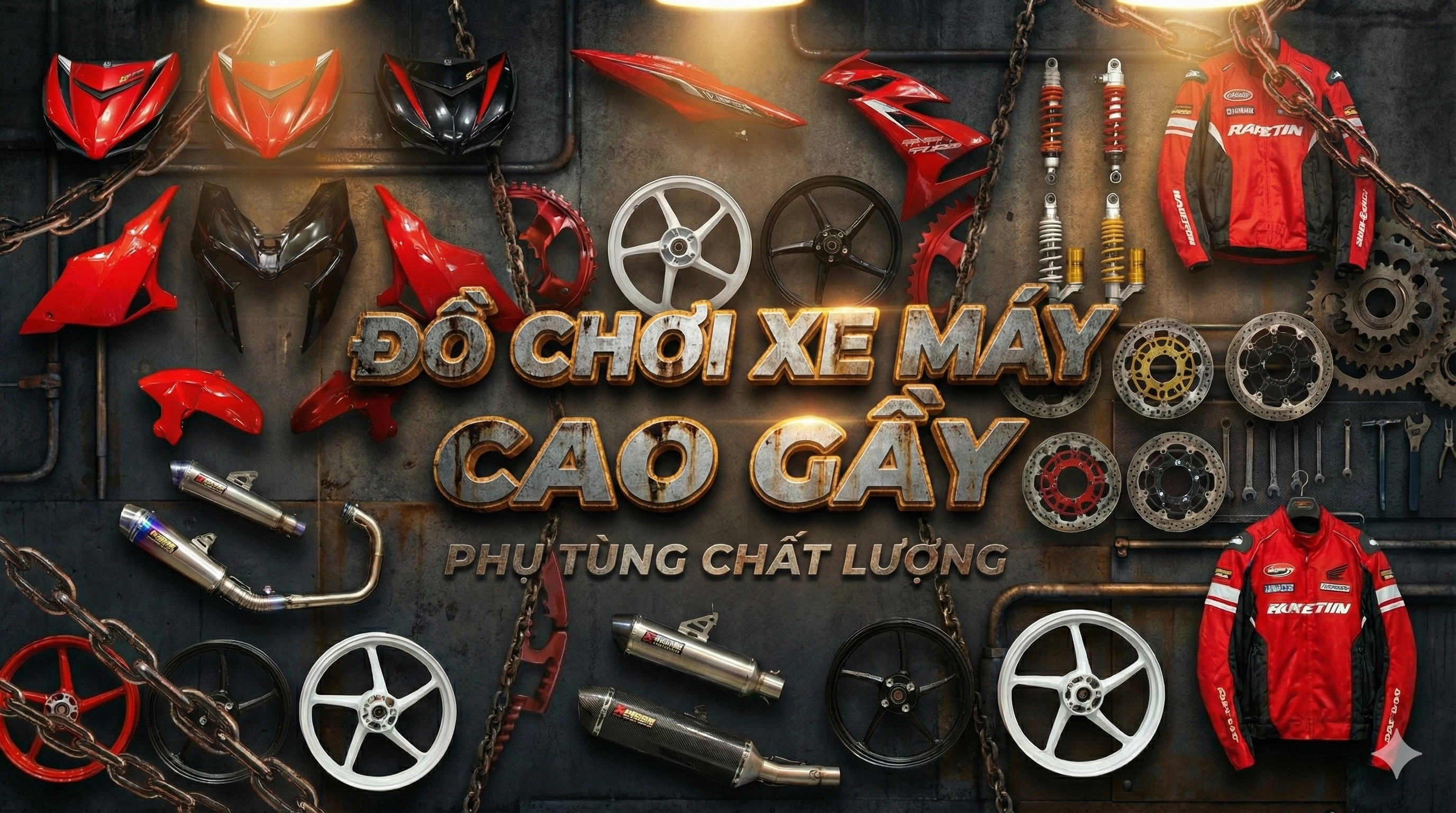 Phụ Kiện & Đồ Chơi Xe Máy Chính Hãng, Giá Hợp Lý Tại Bình Dương