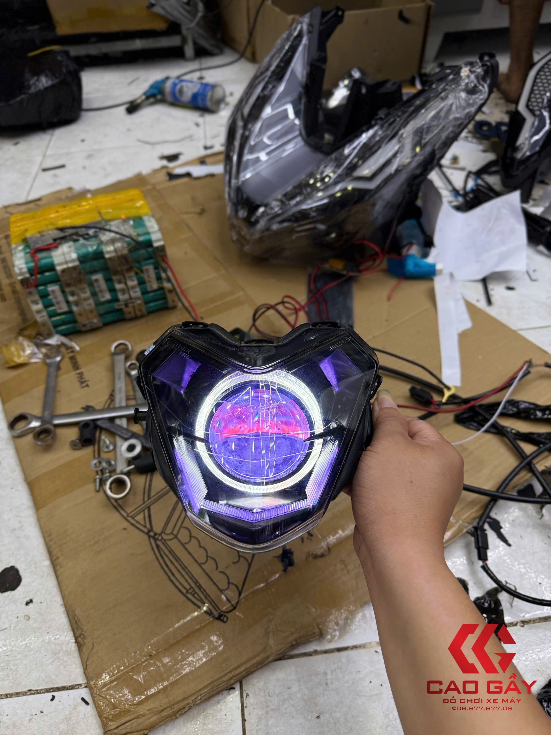 Cụm Pha Đèn Winner V1 Full Mạch